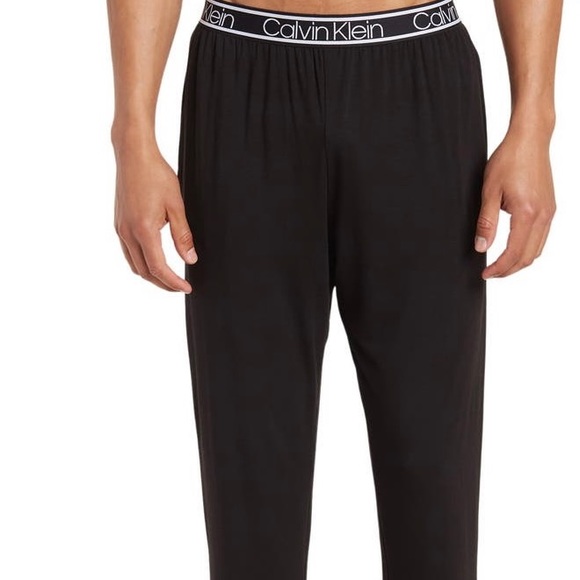 New Calvin Klein Solid Lounge Pajama Pants Size Large - Picture 1 of 3